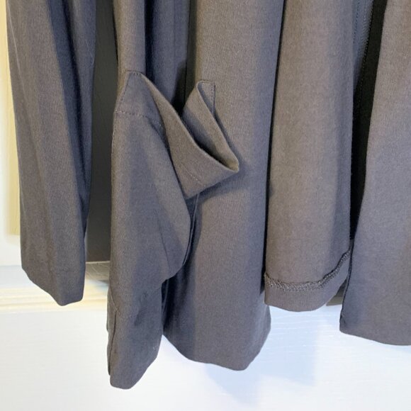 J. Jill Stretch Cardigan Women's Size S NEW Flagstone Gray Lagenlook Pockets - Picture 3 of 7